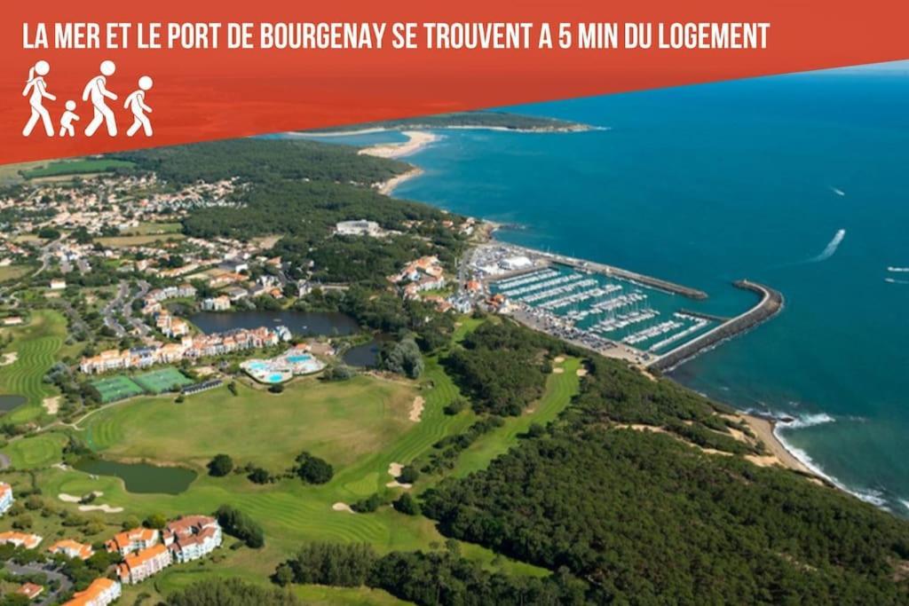 "Le Filet Du Lac" Appartement Atypique, 5 Personnes, Duplex, Vue Lac, Acces Parc Aquatique Gratuit Talmont-Saint-Hilaire Exteriör bild