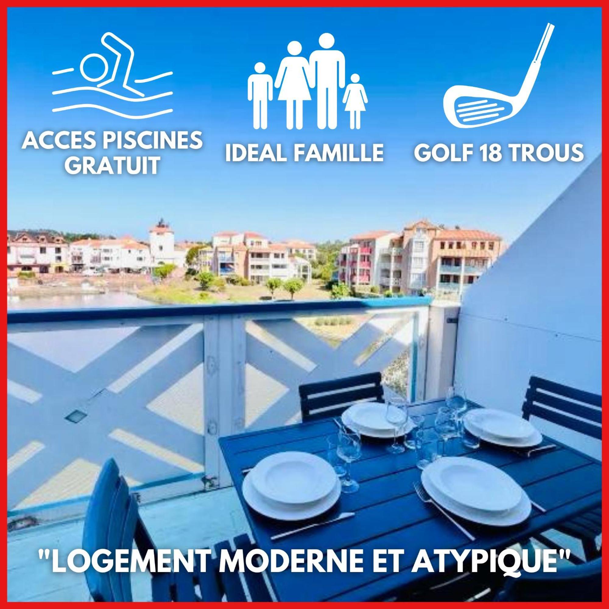 "Le Filet Du Lac" Appartement Atypique, 5 Personnes, Duplex, Vue Lac, Acces Parc Aquatique Gratuit Talmont-Saint-Hilaire Exteriör bild